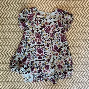 Medium, Open-backed, floral dress